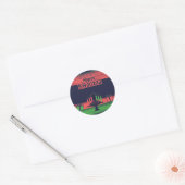 Kwanzaa Ronde Sticker (Envelop)