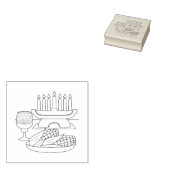 Kwanzaa Rubber Stamp Rubberstempel (Gestempeld)