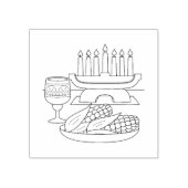 Kwanzaa Rubber Stamp Rubberstempel (Afrduk)