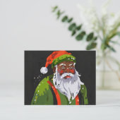 Kwanzaa santa briefkaart (Staand voorkant)