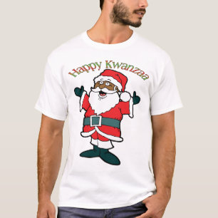 Kwanzaa Santa T-shirt