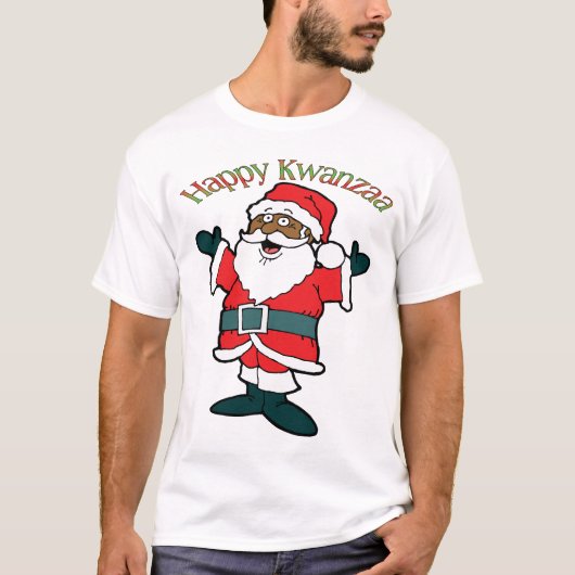 Kwanzaa Santa T-shirt (Voorkant)
