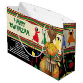 Kwanzaa Seven Principles Vakantie Groot Cadeauzakje (Achterkant Gekanteld)