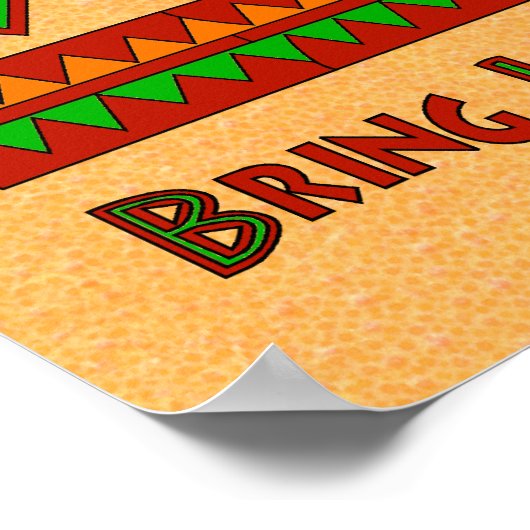 Kwanzaa Snake Poster (Hoek)