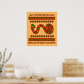 Kwanzaa Snake Poster (Keuken)