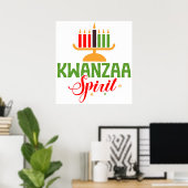 Kwanzaa Spirit Poster (Thuiskantoor)