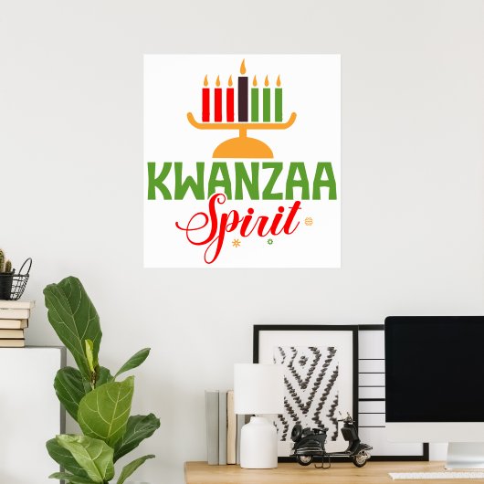 Kwanzaa Spirit Poster (Thuiskantoor)