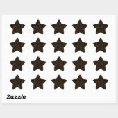 Kwanzaa Stars Sticker (Vel)