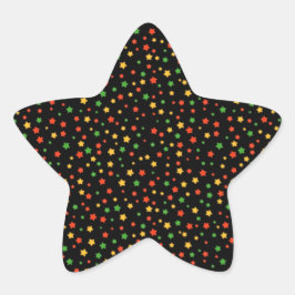 Kwanzaa Stars Sticker