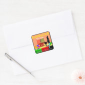 Kwanzaa Stickers Symbolen Favorieten Cadeaus Geper (Envelop)