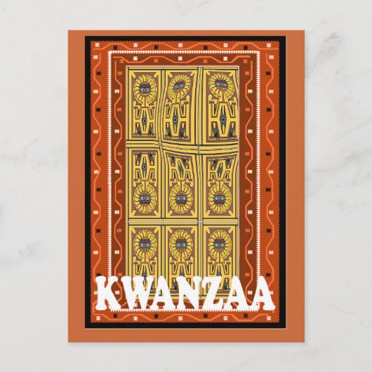 Kwanzaa - Stone carvings Briefkaart (Voorkant)