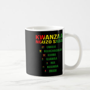 Kwanzaa - Swahili voor de zeven principes Koffiemok