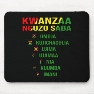 Kwanzaa - Swahili voor de zeven principes Muismat