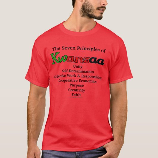 Kwanzaa T-shirt (Voorkant)