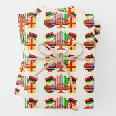 Kwanzaa Table Painting Inpakpapier Vel (In situ)