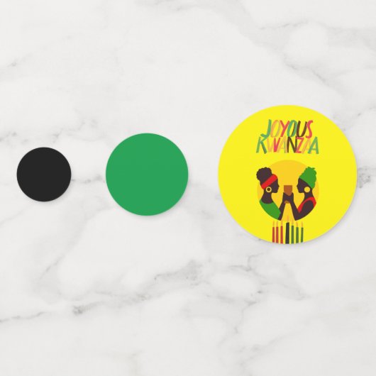 Kwanzaa Tafel Confetti Decorations (Voorkanten)