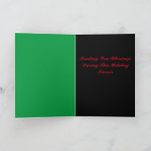 KWANZAA TAFEL GELUKKIG KWANZAA KAART (Binnen)