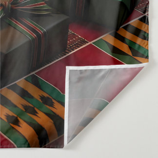 Kwanzaa-tafel met Kinara Wandkleed