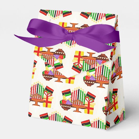 Kwanzaa Tafel Schilderen Favorietendoos Bedankdoosjes (Voorkant Zijde)