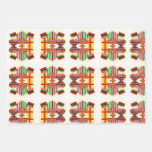 Kwanzaa Tafel Schilderij Inpakpapier Vel (Voorkant 3)