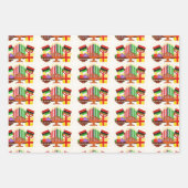 Kwanzaa Tafel Schilderij Inpakpapier Vel (Voorkant)