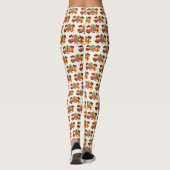 Kwanzaa Tafelschildering Leggings (Achterkant)