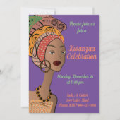 Kwanzaa uitnodiging (Voorkant)