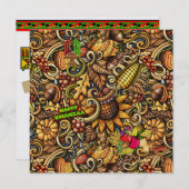 Kwanzaa Uitnodiging (Voorkant / Achterkant)