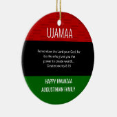 Kwanzaa UJAMAA Keramisch Ornament (Rechts)