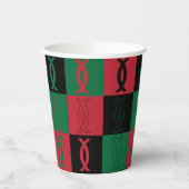 Kwanzaa Ujamaa Papieren Bekers (Links)