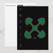 Kwanzaa - Ujima Feestdagenkaart (Voorkant / Achterkant)