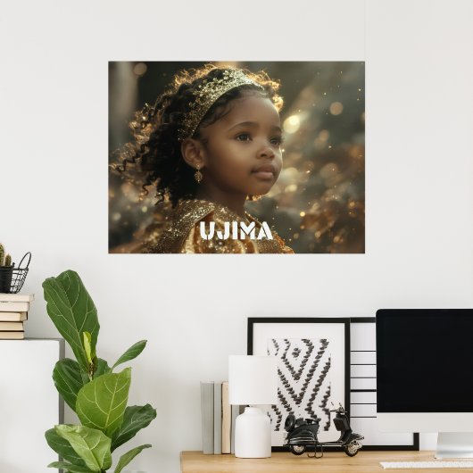 KWANZAA - UJIMA - POSTER (Thuiskantoor)