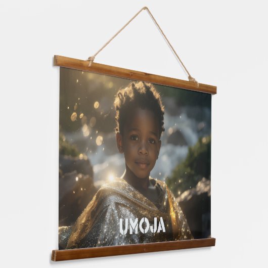 KWANZAA - UMOJA HANGEND WANDKLEED (Gebogen)