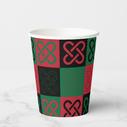 Kwanzaa - Umoja Papieren Bekers (Achterkant)