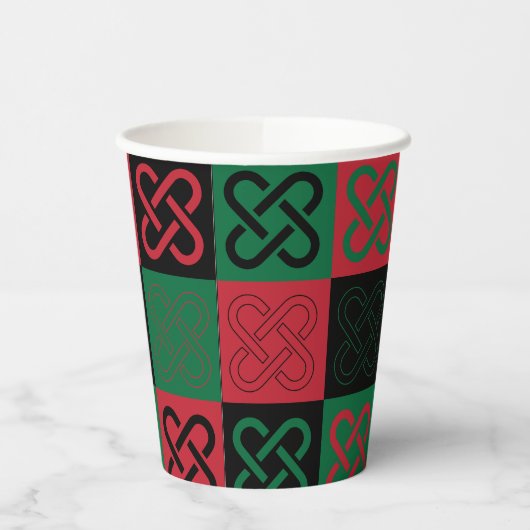 Kwanzaa - Umoja Papieren Bekers (Links)