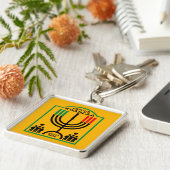 Kwanzaa Umoja Sleutelhanger (Zijkant)