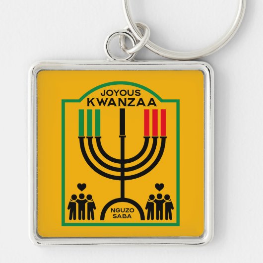 Kwanzaa Umoja Sleutelhanger (Voorkant)