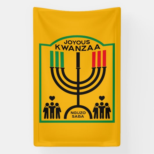 Kwanzaa Umoja Spandoek (Verticaal)