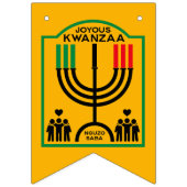 Kwanzaa Umoja Vlaggetjes (Derde vlag)