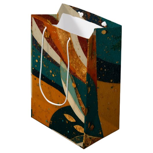 Kwanzaa-vakantie elegant medium cadeauzakje (Voorkant Gekanteld)