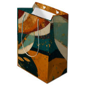 Kwanzaa-vakantie elegant medium cadeauzakje (Achterkant Gekanteld)