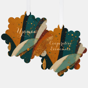 Kwanzaa-vakantie-elegantie ornament kaart