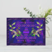 Kwanzaa Vase Kaart (Staand voorkant)