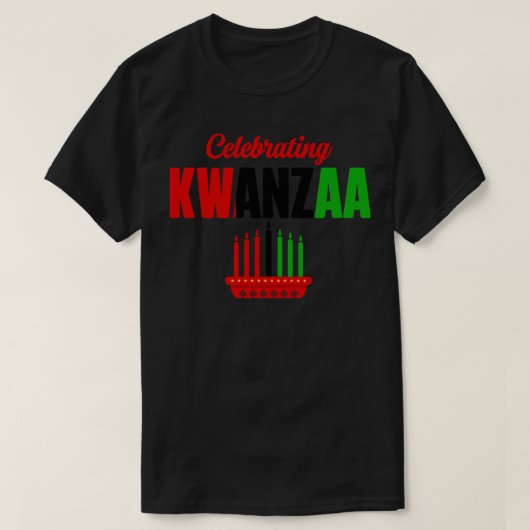 Kwanzaa vieren t-shirt (Design voorkant)