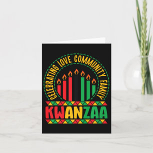 Kwanzaa - Viering van de Liefde Gemeenschap & Camp Kaart