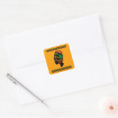 Kwanzaa Vierkante Sticker (Envelop)