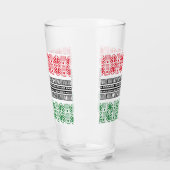 Kwanzaa Vlag Patronen Glas (Links)