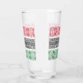 Kwanzaa-vlagpatronen Glas (Rechts)