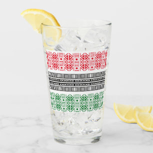 Kwanzaa-vlagpatronen Glas