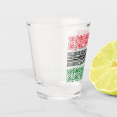 Kwanzaa-vlagpatronen Shot Glas (Links)